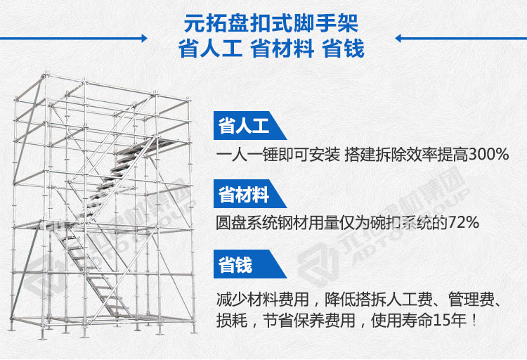 重庆M60桥梁盘扣式脚手架支撑系统出厂价格1
