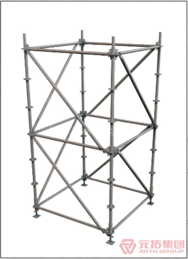 承插式钢管脚手架支撑架的搭建方法06