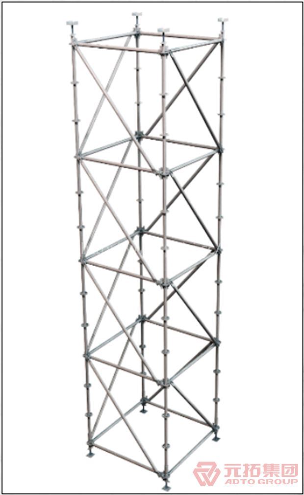 承插式钢管脚手架支撑架的搭建方法07