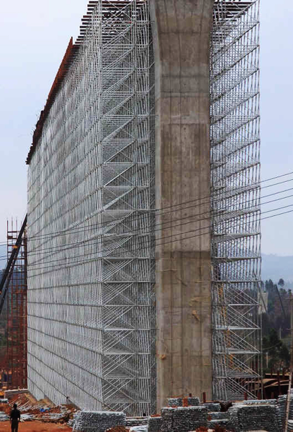 盘扣式脚手架桥梁支模架工程案例