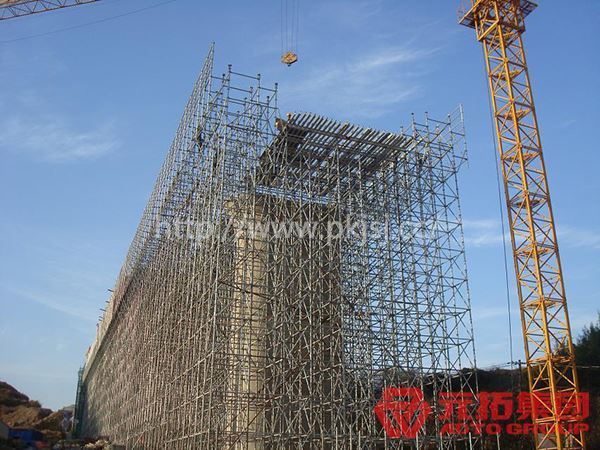 盘扣式脚手架搭建按国家要求标准